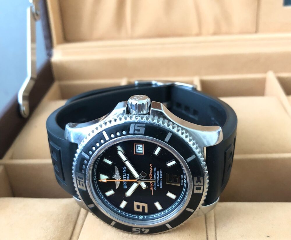 Breitling Superocean 44 Automatic Black Dial A17391