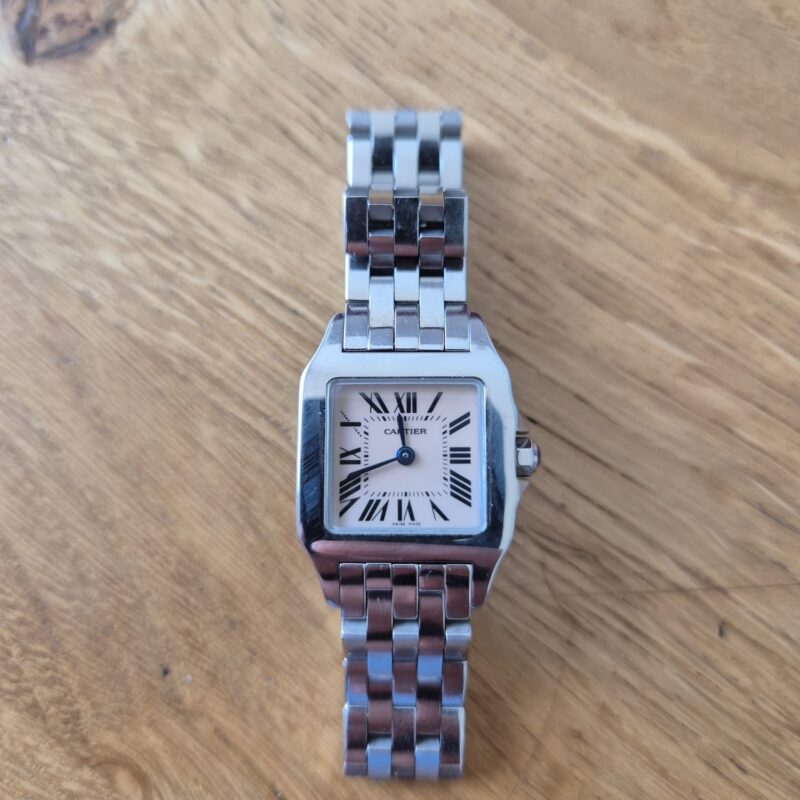 Cartier Santos Demoiselle 20mm W25075Z5 2698 Pink Mop Dial Year 2023