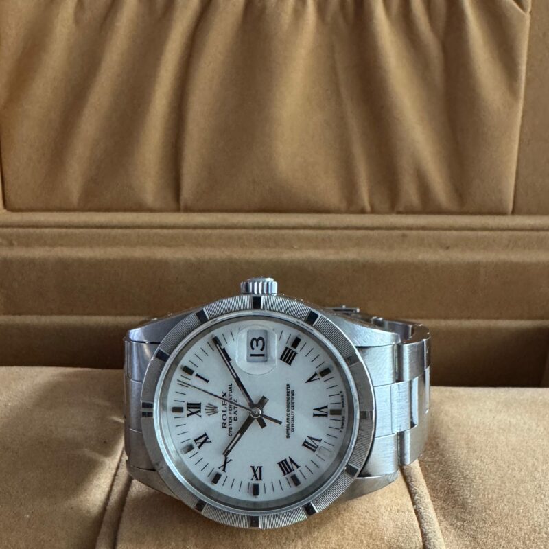 Rolex Oyster Perpetual Date 15200 White Dial Year 1996 - 3135 Movement