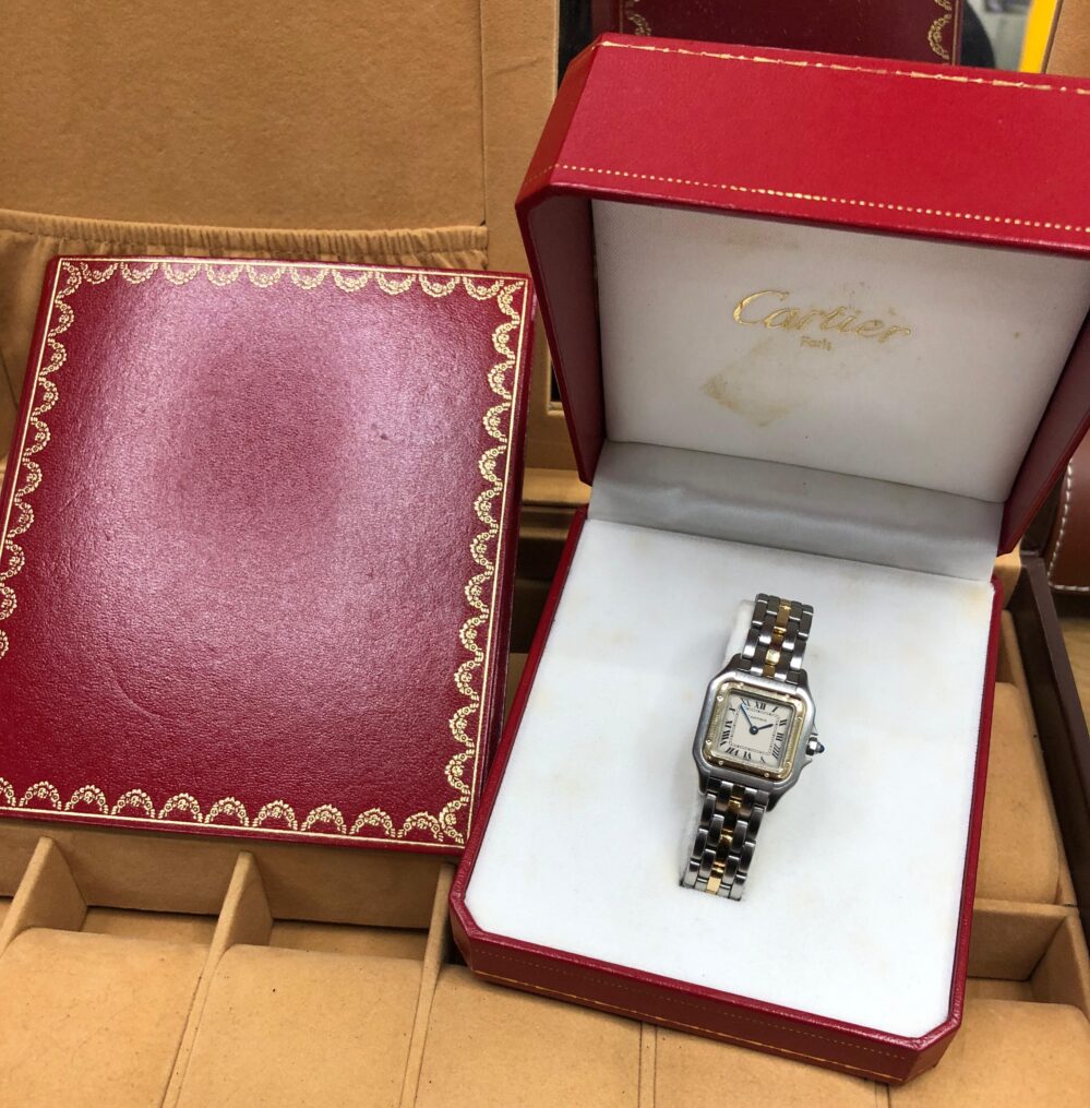 Cartier Panthère 1057917 Gold & Steel Box & Papers Full Set - Image 3