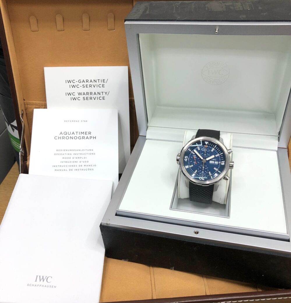 IWC Aquatimer IW376805 Chronograph Cousteau Full Set Immaculate - Image 3