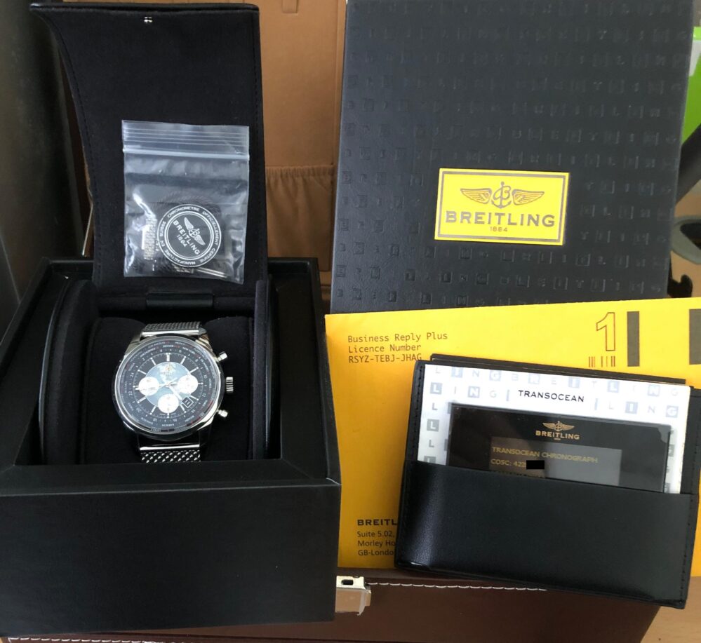 Breitling Transocean Chronograph Unitime 46mm Full Set AB0510U4/BB62 - Image 3