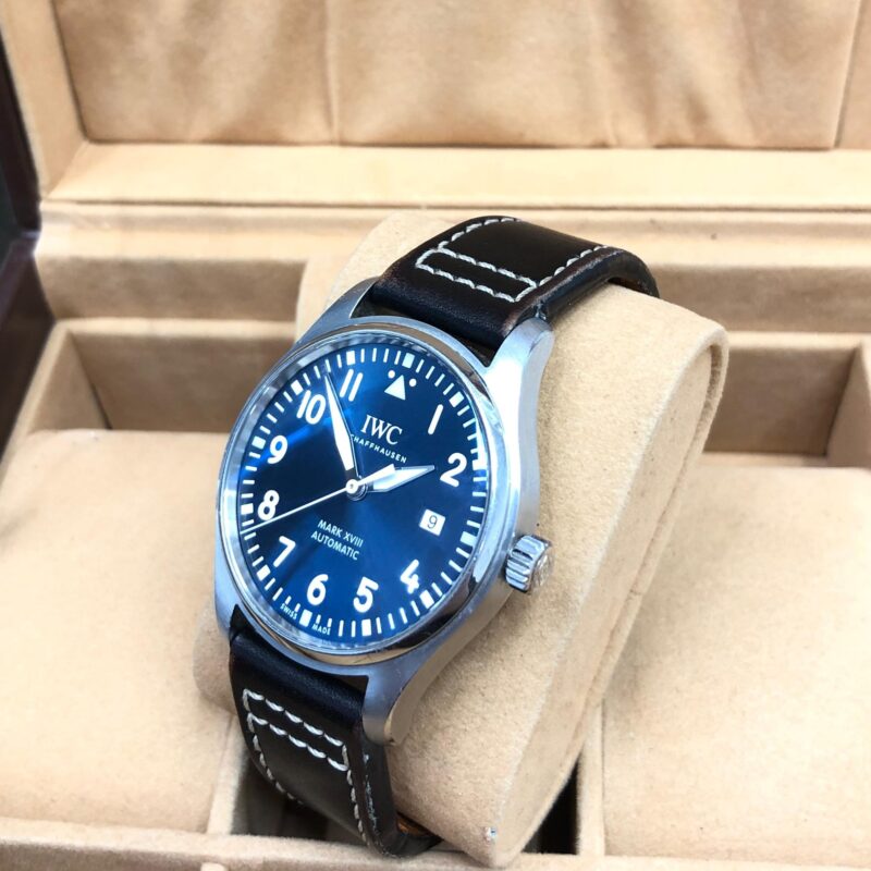 IWC Pilot Mark Le Petit Prince Mark XVIII Full Set Blue Dial IW327004