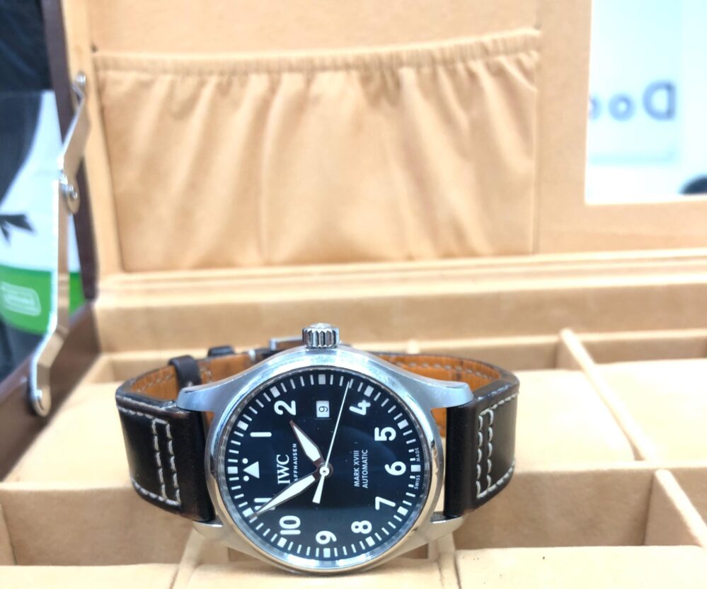 IWC Pilot Mark Le Petit Prince Mark XVIII Full Set Blue Dial IW327004 - Image 5