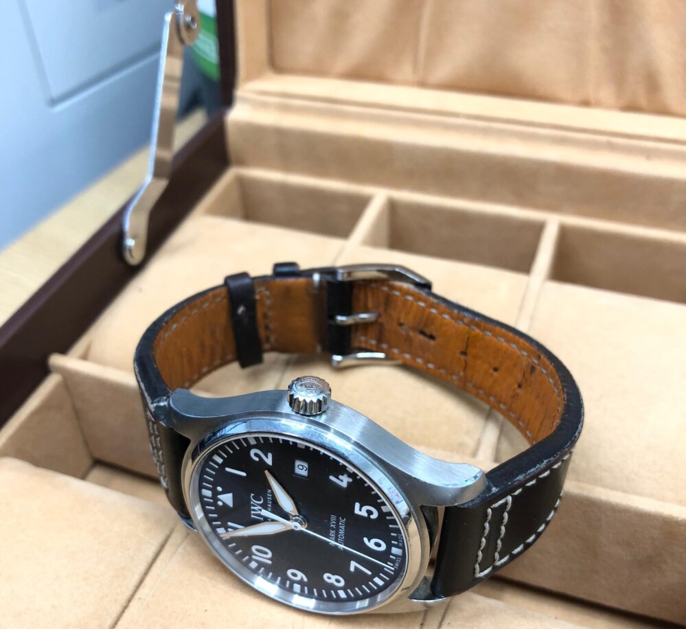 IWC Pilot Mark Le Petit Prince Mark XVIII Full Set Blue Dial IW327004 - Image 7
