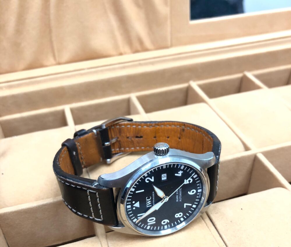 IWC Pilot Mark Le Petit Prince Mark XVIII Full Set Blue Dial IW327004 - Image 8