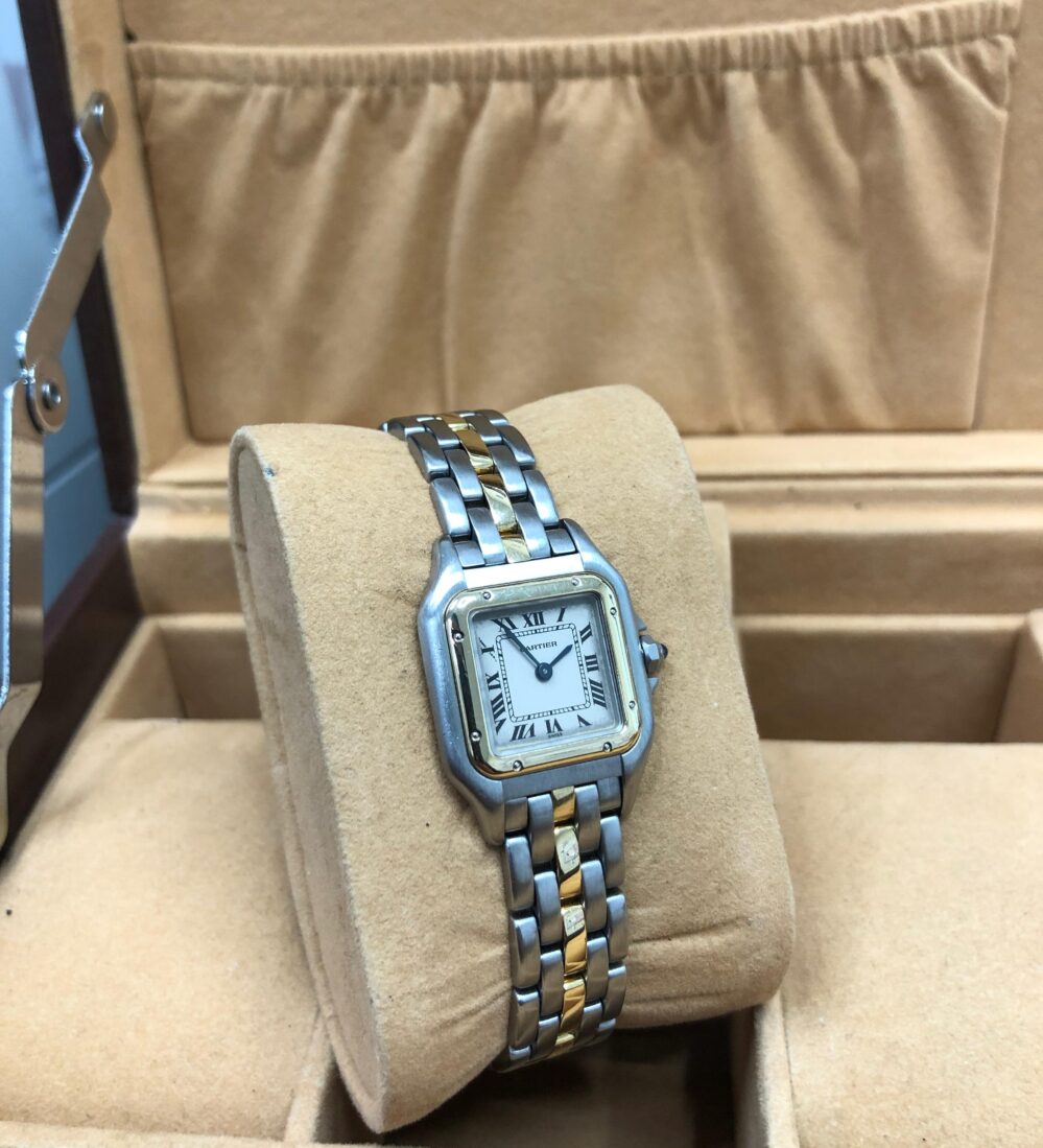 Cartier Panthère 1057917 Gold & Steel Box & Papers Full Set