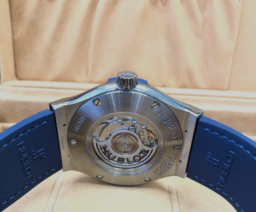 Hublot Classic Fusion 511.NX.7170.LR Blue Excellent Condition Box & Papers - Image 7