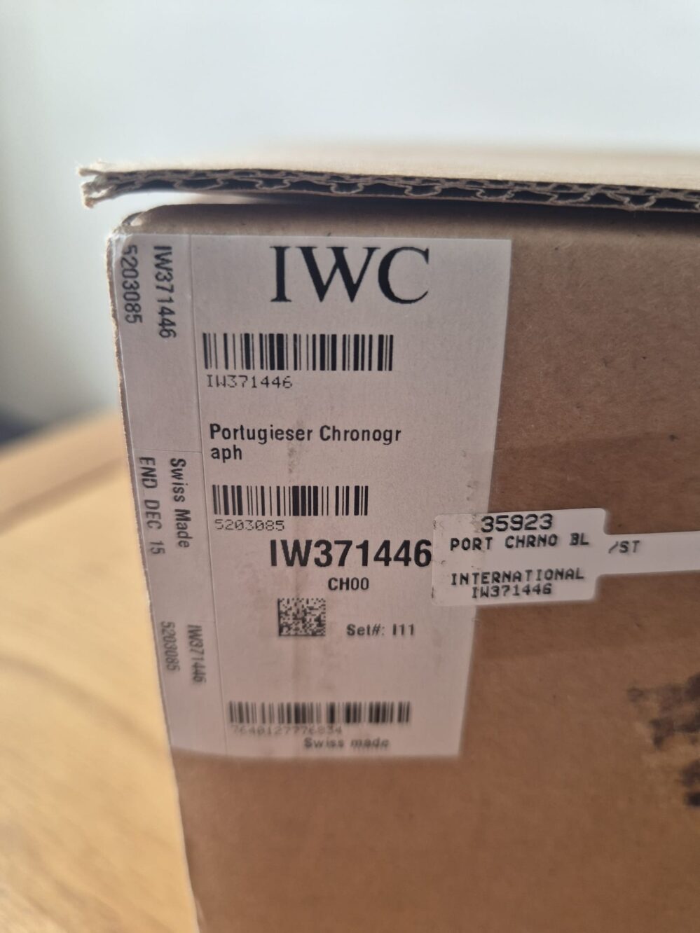 IWC Portuguese Chronograph IW371446 - Image 4