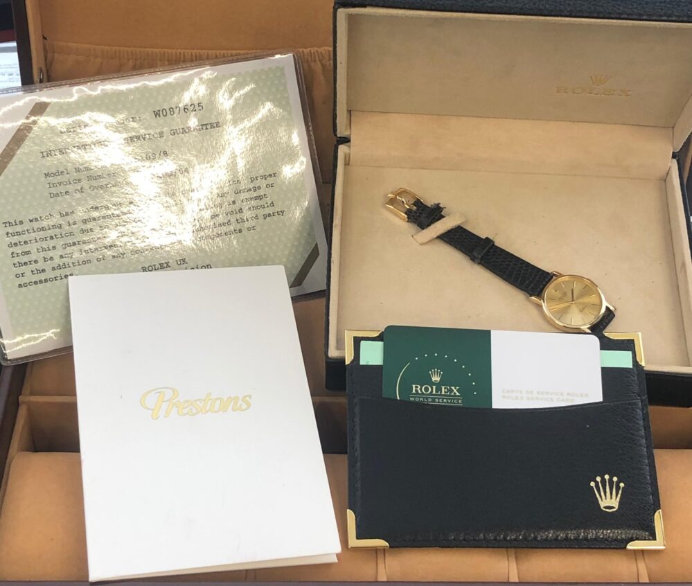Rolex Cellini 5109 18k Gold Rolex Serviced Under Rolex Warranty - Image 2