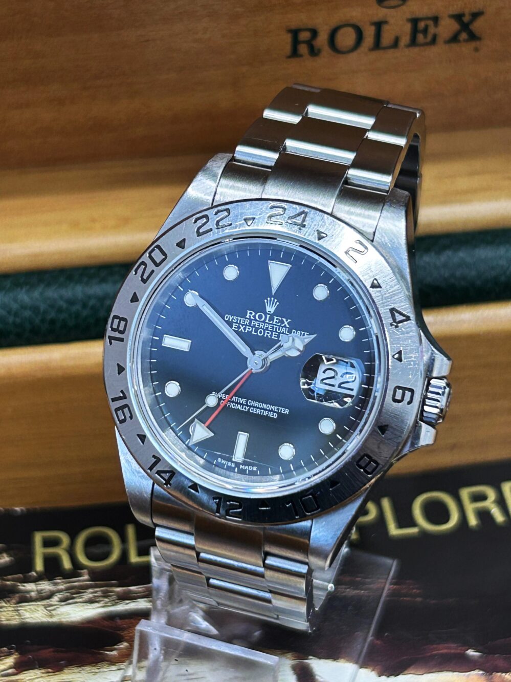 Rolex Explorer II 16570 Year 2006 Black Dial